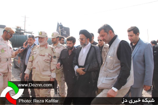  بازدید وزیر اطلاعات و استاندار خوزستان از مرز چذابه