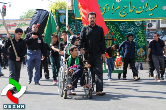  حضور پرشور مردم در عزاداری تاسوعای حسینی در شهرستان دزفول