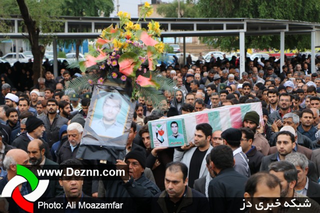  تشییع و خاکسپاری شهدای دزفولی حادثه تروریستی حله