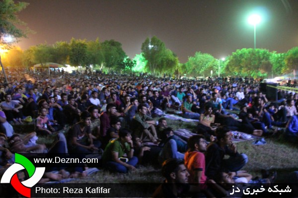  حضور پرشور مردم برای تماشای فینال جام ملت های اروپا در سینما علی کله دزفول