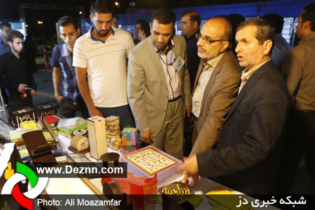  حضور مسئولان در نخستین جشنواره تخصصی صنایع دستی شمال خوزستان در پارک دولت دزفول